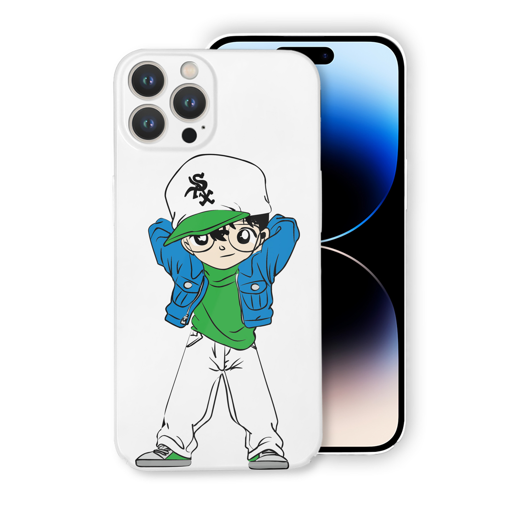 （画像用） 名探偵コナン 江戸川 コナン Detective Conan Conan Edogawa 【iPhone 14シリーズ対応】ハードケース